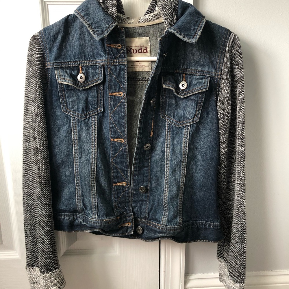 RELIST MUDD two toned jean jacket